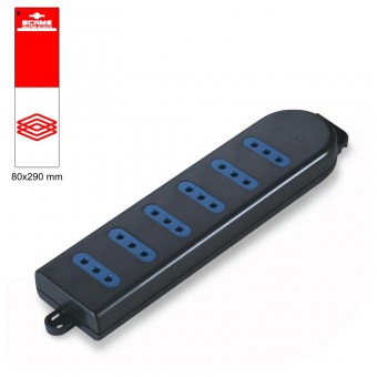 6 OUTLET SOCKET BLISTER PACKED SCAME 999.10224N