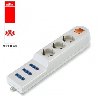 6 OUTLET SOCKET BLISTER PACKED SCAME 999.10230