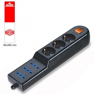 6 OUTLET SOCKET BLISTER PACKED SCAME 999.10230N