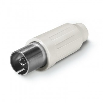 COAXIAL CABLE SOCKET 9,5 MM WHITE SCAME 180.60/CEI-P
