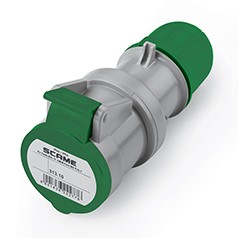 CONNECTOR 3P+N+E IP44 16A 2h >50V AC SCAME 313.16472