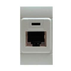DATA COMMUN.OUTLET RJ45 SHIELD. GREY SCAME 101.6481.51G