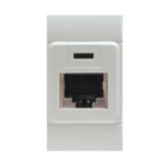 DATA COMMUN.OUTLET RJ45 SHIELD. WHITE SCAME 101.6481.51B