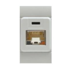 DATA COMMUN.OUTLET RJ45 UNSHIELD. WHITE SCAME 101.6481.50B