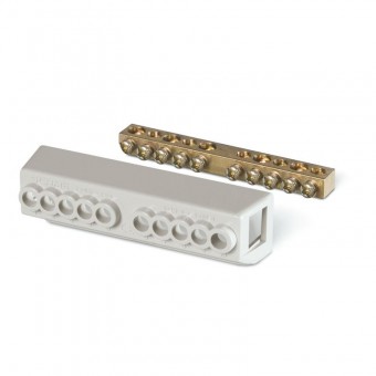 EARTH/NEUTRAL IP20 TERMINAL BLOCK SCAME 654.0360