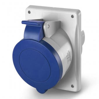 FLUSH-MOUNTING SOCKET 2P+E IP44 16A 6h SCAME 413.1663-SF