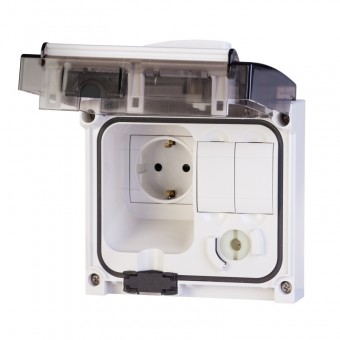 INTERL. SOCKET OMNIAPLUS WITH FUSES SCAME 409.1412