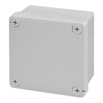 JUNCTION BOX IP55 GW 650°C 100x100x50mm SCAME 689.204