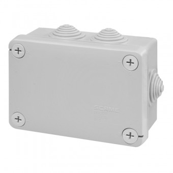 JUNCTION BOX IP55 GW 650°C 120x80x50mm SCAME 689.005