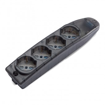 MULTI-OUTLET SOCKET TRANS. TINTED SCAME 161.40500.F