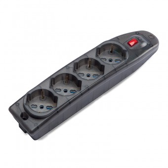 MULTI-OUTLET SOCKET TRANS. TINTED SCAME 161.40510.F