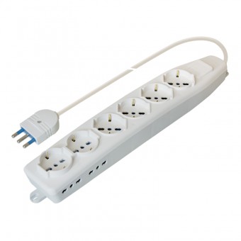 MULTI-OUTLET SOCKET WITH CABLE SCAME 161.60501.R