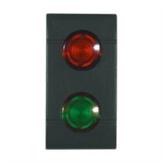PILOT LIGHT INDIC.RED-GREEN GLASS ANTH. SCAME 101.6542
