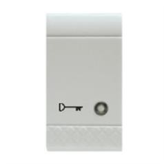 PLATE FOR PUSH BUTTON KEY WHITE SCAME 101.6221/K.B