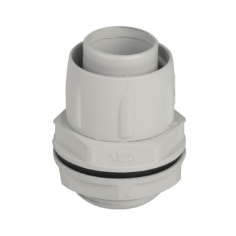 SHEATH TO BOX COUPLING GREY IP65 D.20 - SCAME 864.657