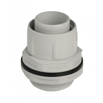SHEATH TO BOX COUPLING GREY IP65 D.25 - SCAME 864.659