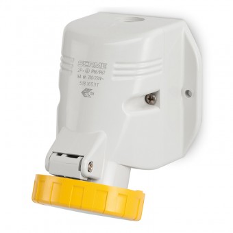 SURF.MNT.SOCKET 2P+E IP66/IP67 16A 4h SCAME 518.1650TF