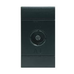 TV OUTLET FEMALE TERMINAL ANTHRACITE SCAME 101.6432.01