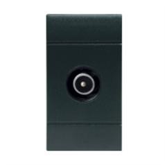 TV OUTLET MALE ATTEN.10DB ANTHRACITE SCAME 101.6431.10