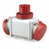 2-WAY ADAPTOR 3P+E 16A IP66 SCAME 601.1626