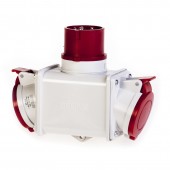 2-WAY ADAPTOR 3P+N+E 16A IP44 SCAME 600.1627