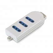 3-OUTLET SOCKET DUAL USE WITHOUT CABLE SCAME 160.220