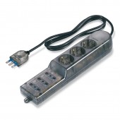 3-OUTLET SOCKET WITH CABLE AND PLUG SCAME 160.231/C-F