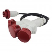3-WAY ADAPTOR 3P+E 16A IP66 W/CABLE SCAME 606.3515-063