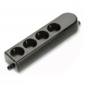 4-OUTLET SOC. 2P+E 16A UNEL WITHOUT CAB. SCAME 160.241/N