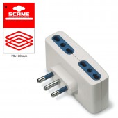4 WAY ADAPTOR 10A BLISTER PACKED SCAME 999.10530