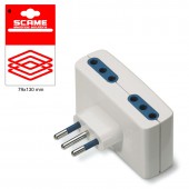 4 WAY ADAPTOR 10A BLISTER PACKED SCAME 999.10534