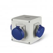 4-WAY ADAPTOR ELEV.INST. IP66 SCAME 625.4505-012
