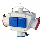 5-WAY ADAPTOR IP44 SCAME 603.5005-427