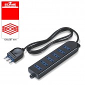 6 OUTLET SOCKET BLISTER PACKED SCAME 999.10225CN