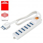 6 OUTLET SOCKET BLISTER PACKED SCAME 999.10229C