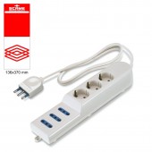 6 OUTLET SOCKET BLISTER PACKED SCAME 999.10231C