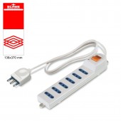 6 OUTLET SOCKET BLISTER PACKED SCAME 999.10232C