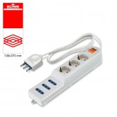 6 OUTLET SOCKET BLISTER PACKED SCAME 999.10233C