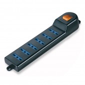 6-OUTLET SOCKET DUAL USE LUMINOUS SWITCH SCAME 160.229/N