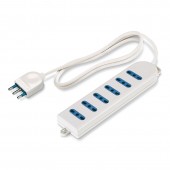 6-OUTLET SOCKET DUAL USE WITH CABLE SCAME 160.225/C