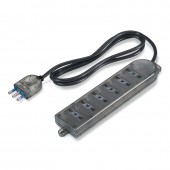 6-OUTLET SOCKET DUAL USE WITH CABLE SCAME 160.225/C-F
