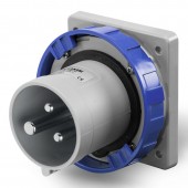 APPLIANCE INLET 2P+E  6H 63A IP67 SCAME 248.6393