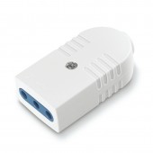 AZZURRA SOCKET 2 P + E 10 A WHITE SCAME 104.4011