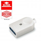 BLUELINE SOCKET 2P+E 10A BLISTER PACKED SCAME 999.12311