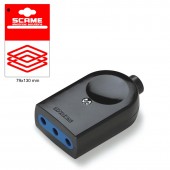 BLUELINE SOCKET 2P+E 10A BLISTER PACKED SCAME 999.12311N