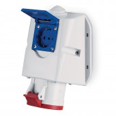 COMBI SOCKET 32A 3P+N+E - P30 SCAME 513.3257-PF