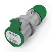 CONNECTOR 2P+E IP44 16A 2h >50V AC SCAME 313.16432