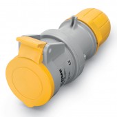 CONNECTOR 2P+E IP44 16A 4h 100-130V AC SCAME 313.1640P-SF