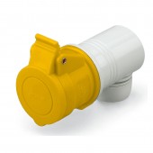 CONNECTOR 2P+E IP44 16A 4h 100-130V AC SCAME 321.1640