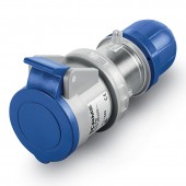 CONNECTOR 2P+E IP44 16A 6h 200-250V AC SCAME 313.1643P.TR